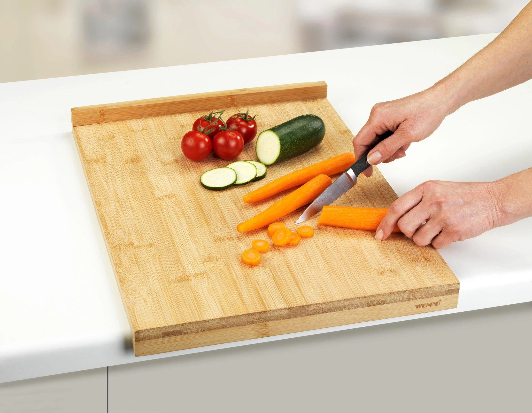 WENKO Snijplank Bamboe 2 WENKO Snijplank Bamboe - Afbeelding 2