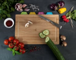 WENKO Snijplank Bella Inclusief 4 Snijmatten -Kookcentrum wenko snijplank bella inclusief 4 snijmatten bruin 10