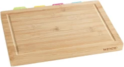 WENKO Snijplank Bella Inclusief 4 Snijmatten -Kookcentrum wenko snijplank bella inclusief 4 snijmatten bruin 6
