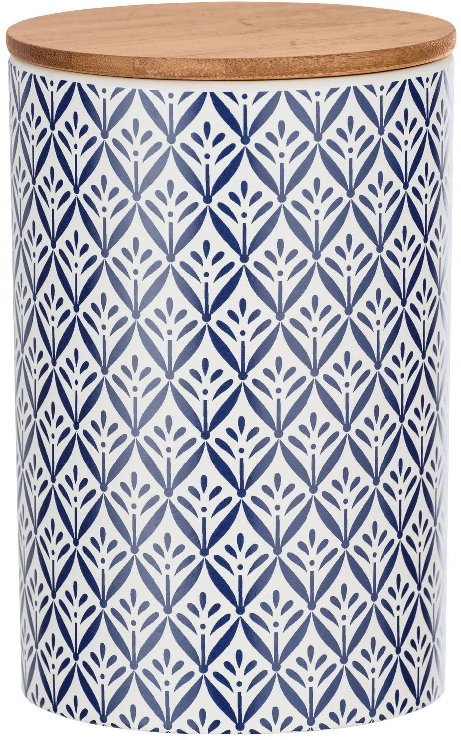 WENKO Voorraadbus Lorca 1,45 L, In Mediterraans Ornamenten-motief In Blauw/wit (1-delig) 2 WENKO Voorraadbus Lorca 1,45 L, In Mediterraans Ornamenten-motief In Blauw/wit (1-delig) - Afbeelding 2