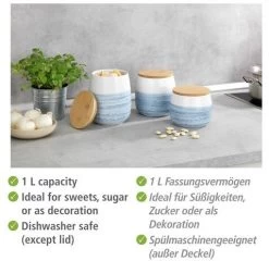 WENKO Voorraadbus MALA (1-delig) 28 WENKO Voorraadbus MALA (1-delig) -Kookcentrum wenko voorraadbus mala 1 delig 12