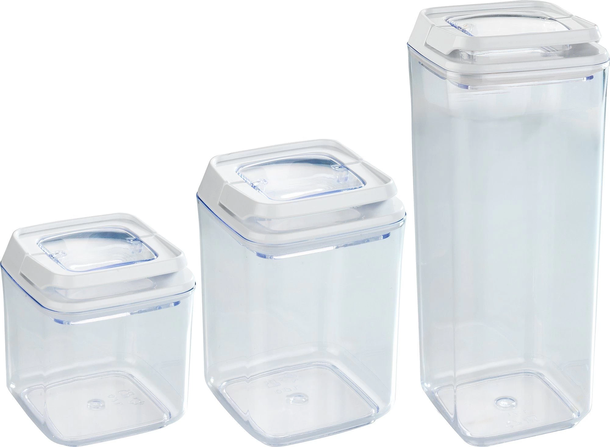 WENKO Voorraadbus Turijn Luchtdichte Sluiting, 1,7 L, 0,9 L En 0,7 L (set, 3-delig) 1 WENKO Voorraadbus Turijn Luchtdichte Sluiting, 1,7 L, 0,9 L En 0,7 L (set, 3-delig)