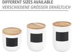 WENKO Voorraadbus Waia 1,5 Liter, Met Krijtbord (1-delig) 21 WENKO Voorraadbus Waia 1,5 Liter, Met Krijtbord (1-delig) -Kookcentrum wenko voorraadbus waia 15 liter met krijtbord 1 delig wit 9