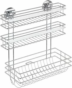 WENKO Wandrolhouder TRIO Met Turbo-loc Wandmontagesysteem