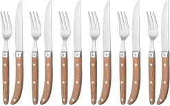 Nordisk Snackvork Titan Fork 21 Nordisk Snackvork Titan Fork -Kookcentrum wmf steakbestek ranch cromargan edelstaal 18 10 gematteerd eikenhout geolied 12 delig set 12 delig bruin 7