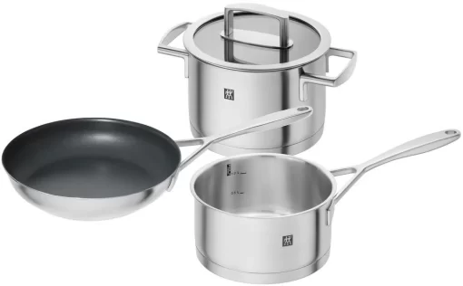 Zwilling Pannenset Vitality Inductie (set, 4-delig) -Kookcentrum zwilling pannenset vitality inductie set 4 delig zilver 1